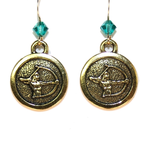 Sagittarius Zodiac Earrings - Image 2