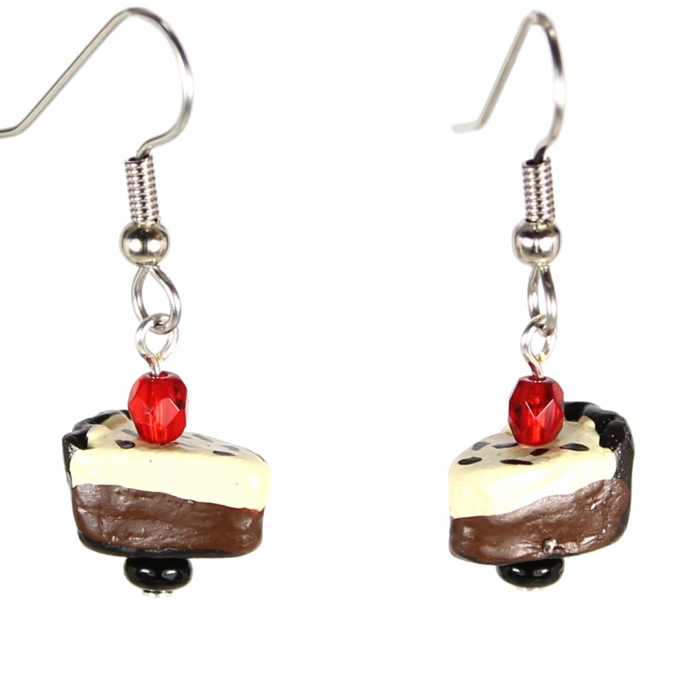 Pie Teeny Tiny Peruvian Ceramic Earrings - Image 4
