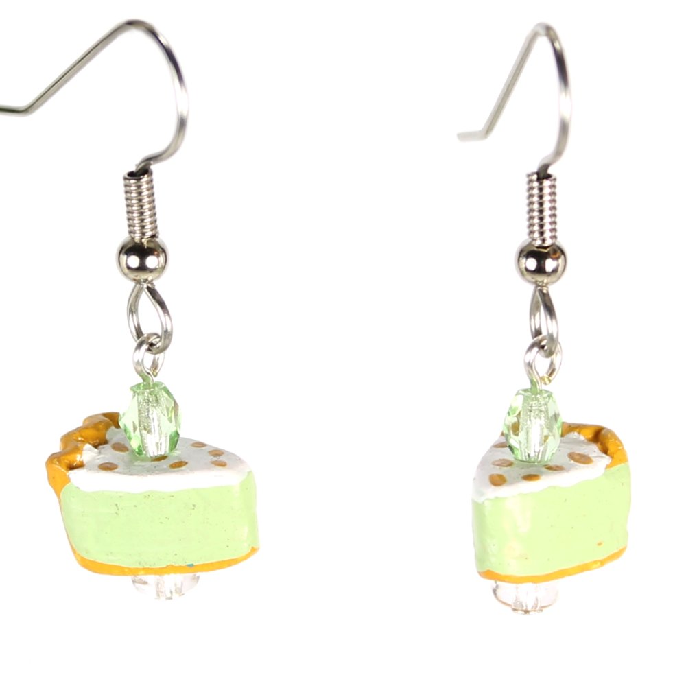 Pie Teeny Tiny Peruvian Ceramic Earrings - Image 5
