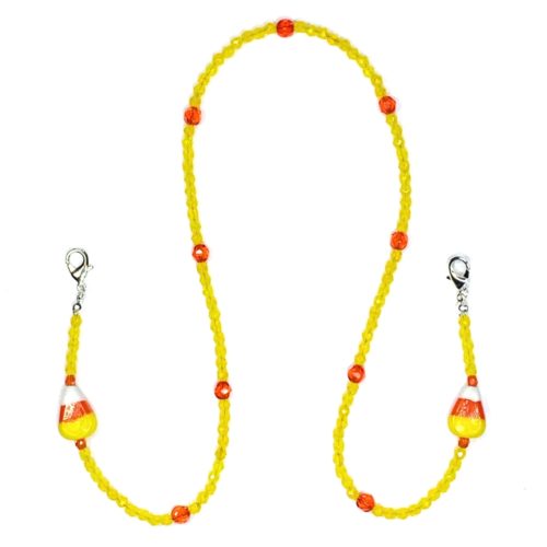 Candy Corn Mask Holder