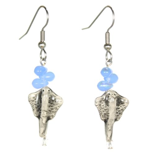 Stingray Teeny Tiny Peruvian Ceramic Earrings