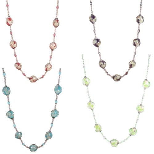 Swirl Coin Necklaces