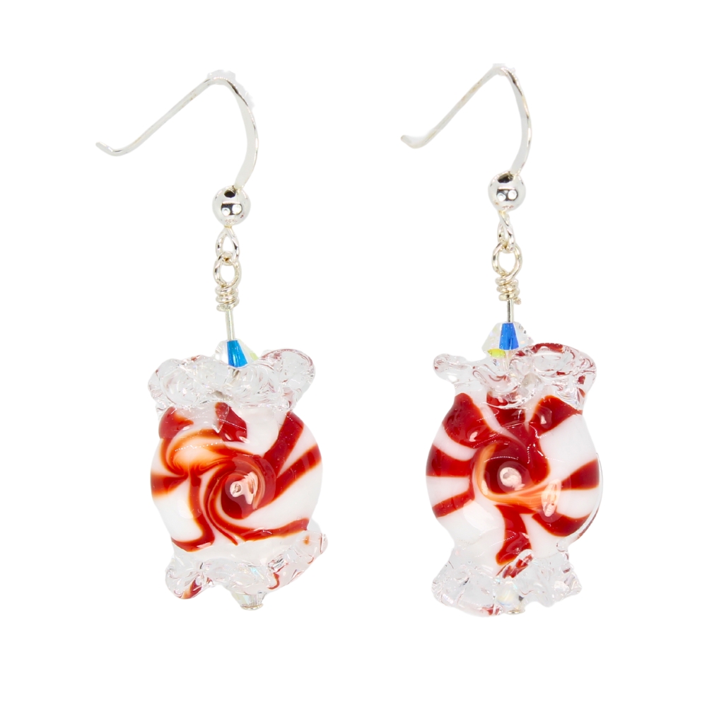 Peppermint Earrings - Beads by Nicole