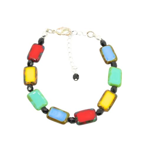 Macaw Table Cut Bird Inspired Bracelet