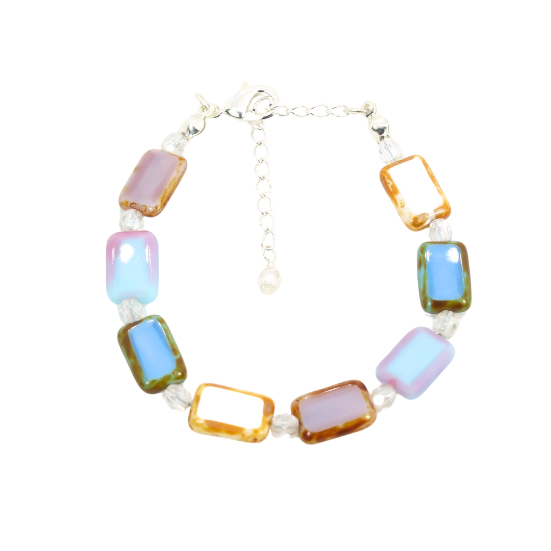 Budgie Table Cut Bird Inspired Bracelet