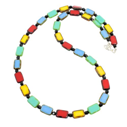 Macaw Table Cut Bird Inspired Necklace