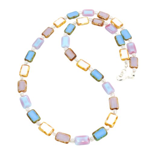 Budgie Table Cut Bird Inspired Necklace