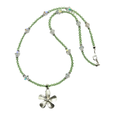 White Deluxe Plumeria Necklace